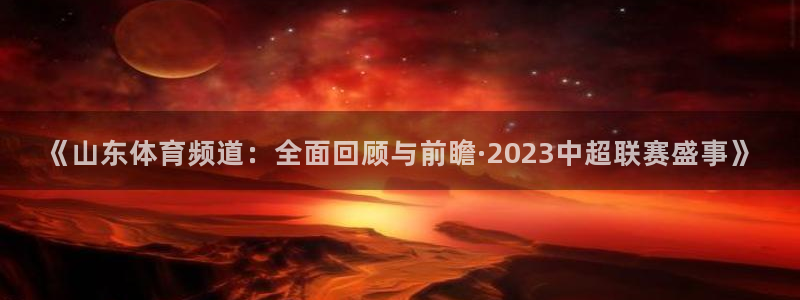 世界杯足球比赛高清直播：《山东体育频道：全面回顾与前瞻·2023中超联赛盛事》